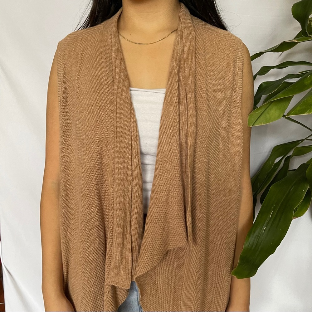 Society 8 Tan Flowy Cardigan